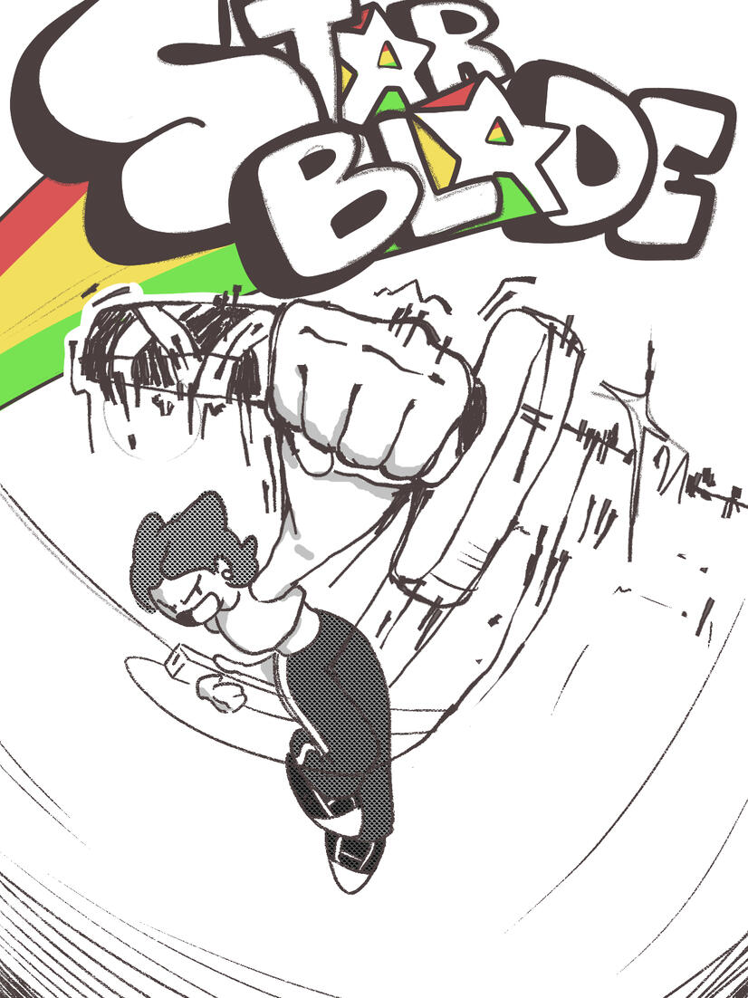 Star Blade Poster Practice